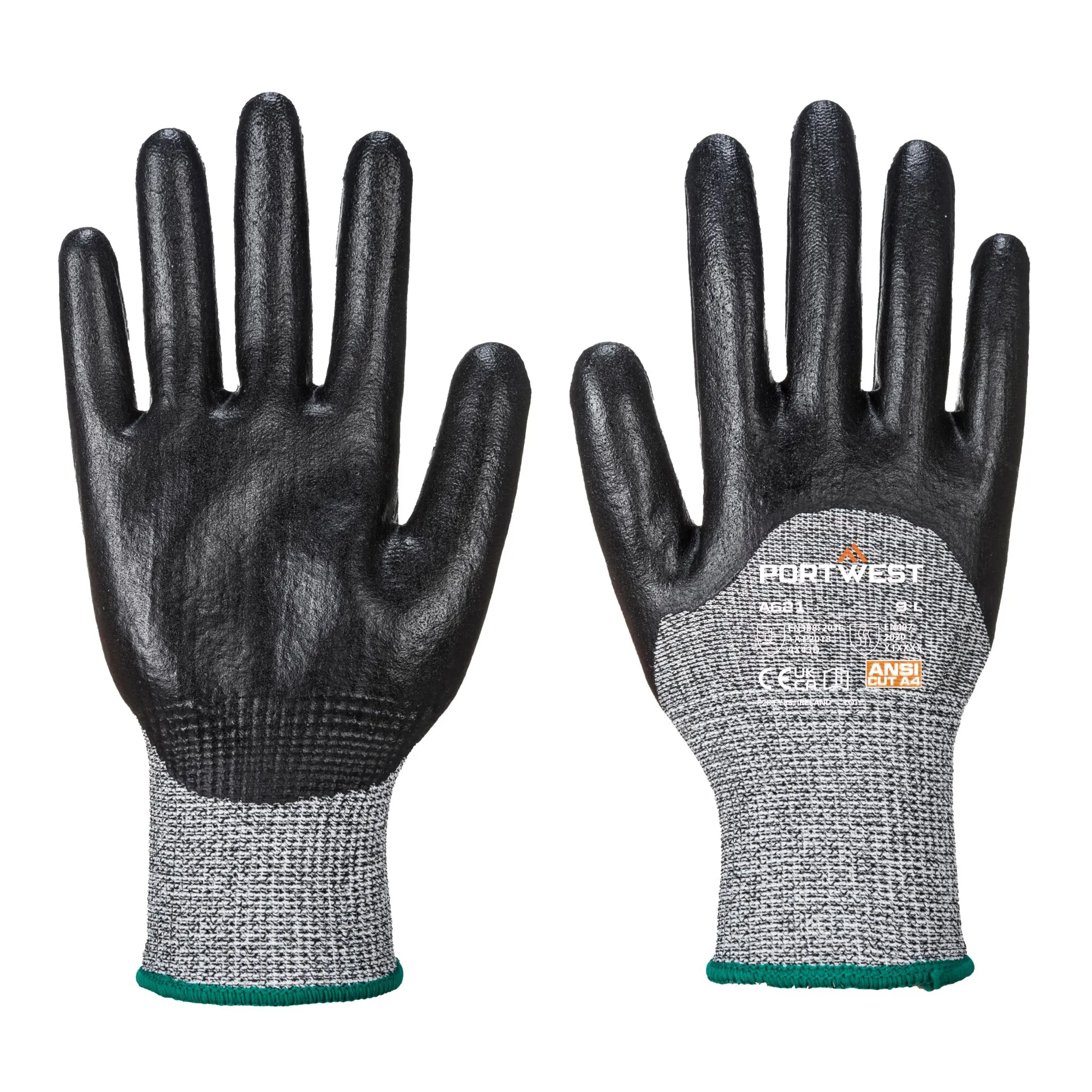 RUKVICA CUT 3/4 NITRILE FOAM